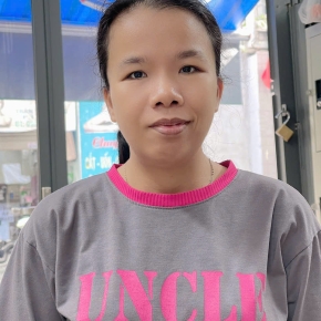 Chị Chinh 1989 chăm bé